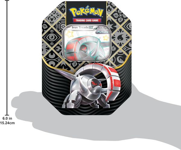 Shop bán thẻ bài PT111 Pokemon TCG Paldean Fates Tin Shiny Iron Treads ex hàng thật chính hãng nhiều thẻ hiếm mạnh bổ sung bộ sưu tập của bạn