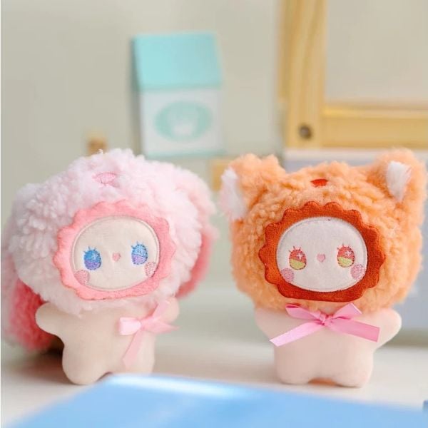 Hộp Mù Thú Bông Emma Fuzzy Family Squishy RE78 mở ra các búp bê ngẫu nhiên, độc đáo và đầy thú vị