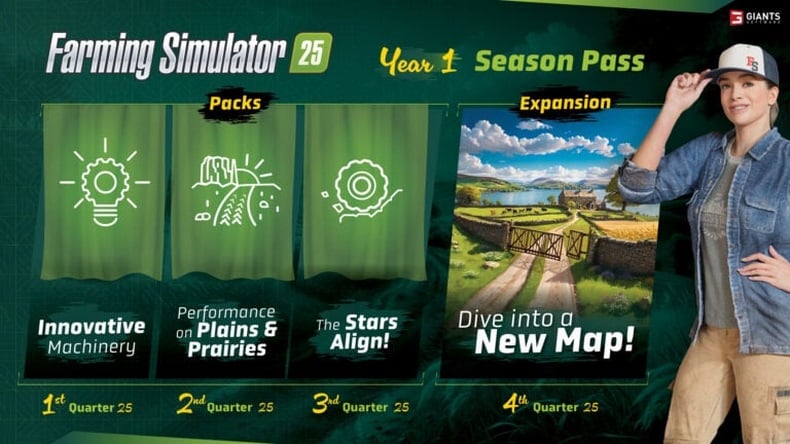 Đồ họa, vật lý của Farming Simulator 25 cũng được nâng cấp nhờ vào công nghệ mới