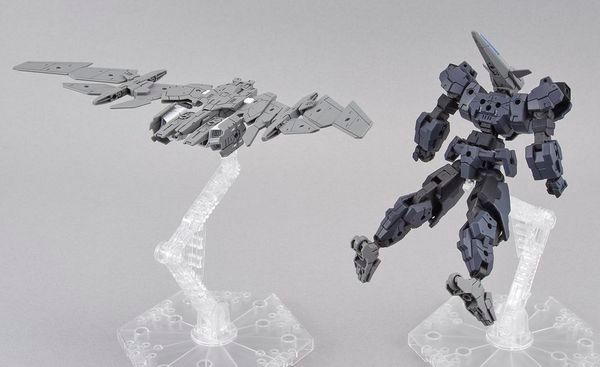 figure EXA Vehicle Air Fighter Ver Gray 30MM Bandai