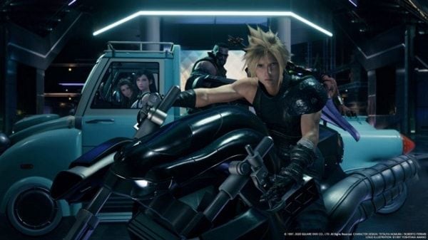 Final Fantasy VII remake giong cyberpunk