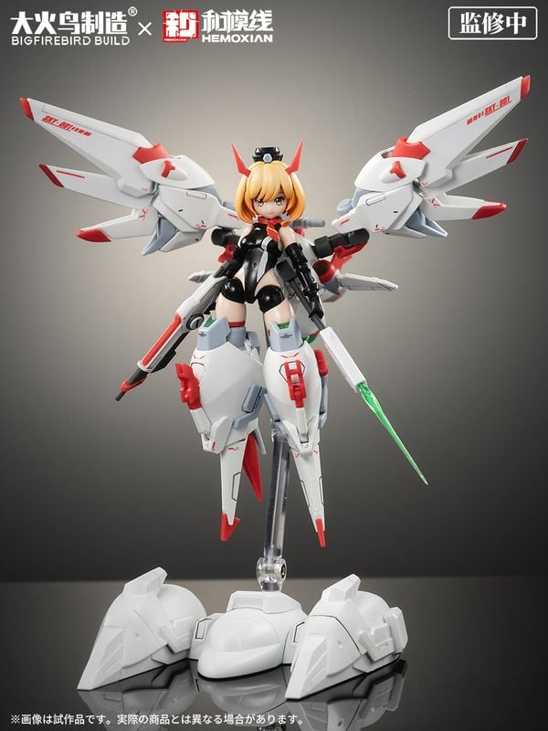 Mô hình lắp ráp Sky-001 Kelly Janet - Hemoxian X BigFireBird Build Full Time JIJIA tạo dáng thú vị mua trưng bày trang trí
