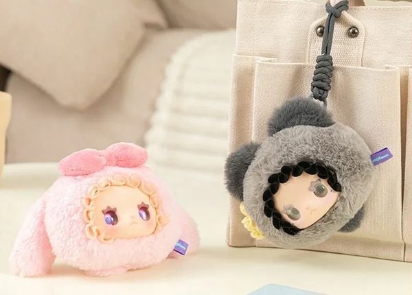 Đập hộp Hộp Mù Móc bông túi LOVELY EMMA Fluffy Dumpling Blind Box móc khóa nhồi bông đáng yêu siêu hiếm độc lạ