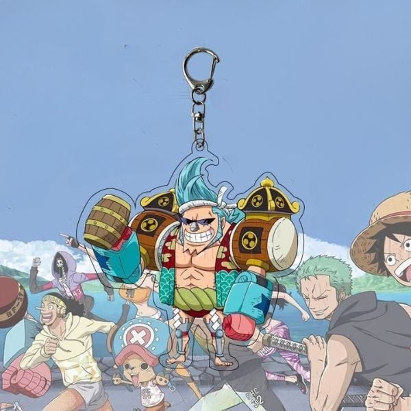 Móc khóa mica One Piece chibi Franky giá tốt