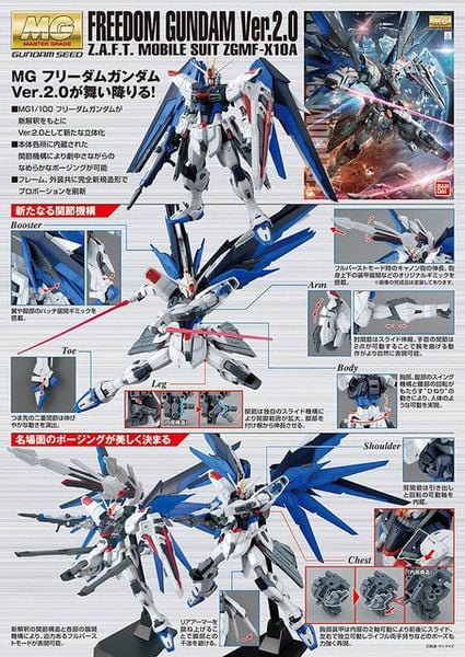 Freedom Gundam Ver 2 0 MG  1100