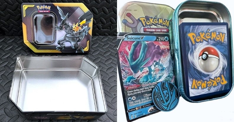 Hộp đựng bảo vệ thẻ bài Pokemont TCG Tin Box