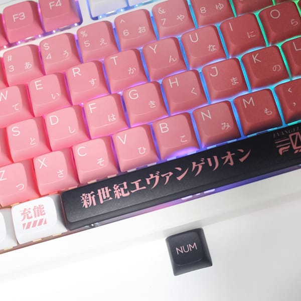 Phụ kiện gaming gear shop chuyên keycap phím cơ hình anime Evangelion EVA 08 cực đẹp
