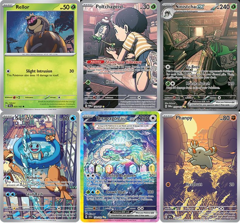 Bài Blog của nShop về Pokemon TCG Scarlet & Violet Series 2024, giới thiệu những họa sĩ mới và hình minh họa cực đẹp