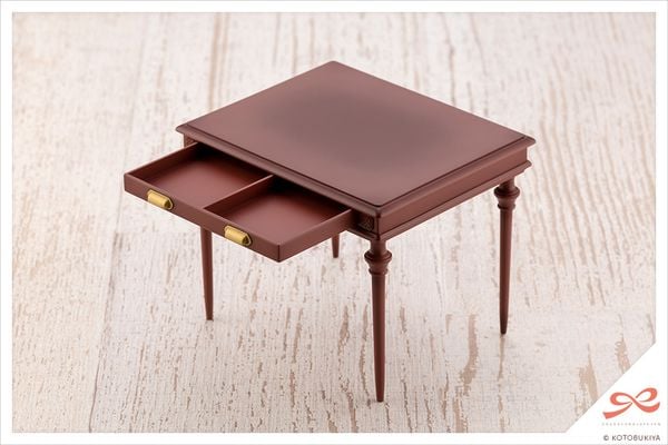 Phụ kiện nội thất bàn học Sousai Shojo Teien After School Retro Desk MV002 chính hãng Kotobukiya màu sắc cổ điển đẹp mắt ấn tượng làm mô hình thêm nổi bật