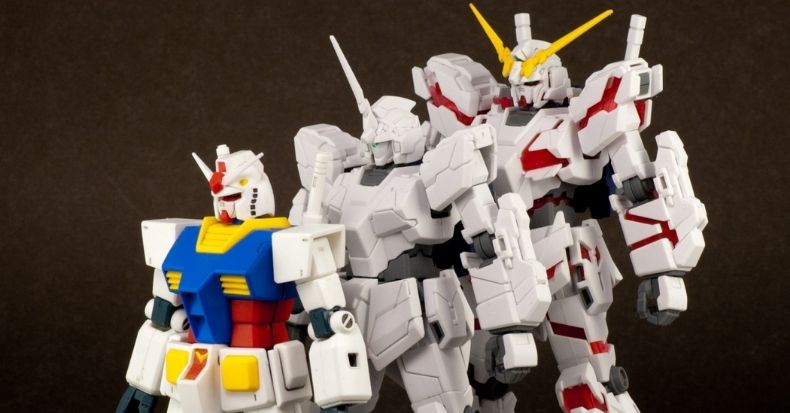 Top những mẫu Gundam HG đẹp nhất có kích thước siêu to khổng lồ Gundam Unicorn