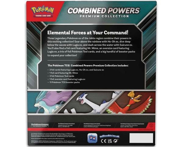 Thẻ bài Pokemon TCG Combined Powers Premium Collection hàng thật chính hãng mở random ngẫu nhiên thú vị bổ sung thẻ hiếm mạnh vào bộ bài của bạn