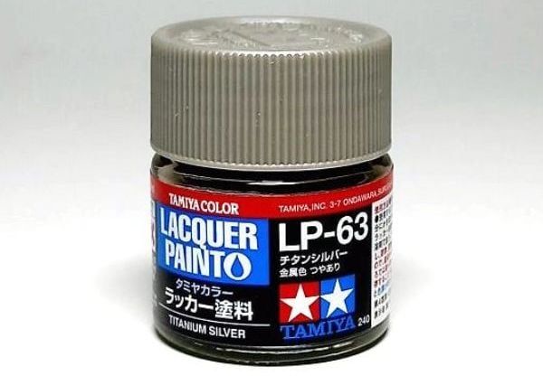 Sơn mô hình chính hãng Tamiya Lacquer LP-63 Titanium Silver 82163 nShop giao hàng toàn quốc