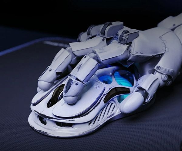 Chuột không dây Gaming GravaStar Mercury M1 Pro Battle Worn Edition Silver Mist chính hãng thiết kế đẹp mắt nhỏ gọn có hệ thống đèn LED đẹp mắt điều chỉnh được