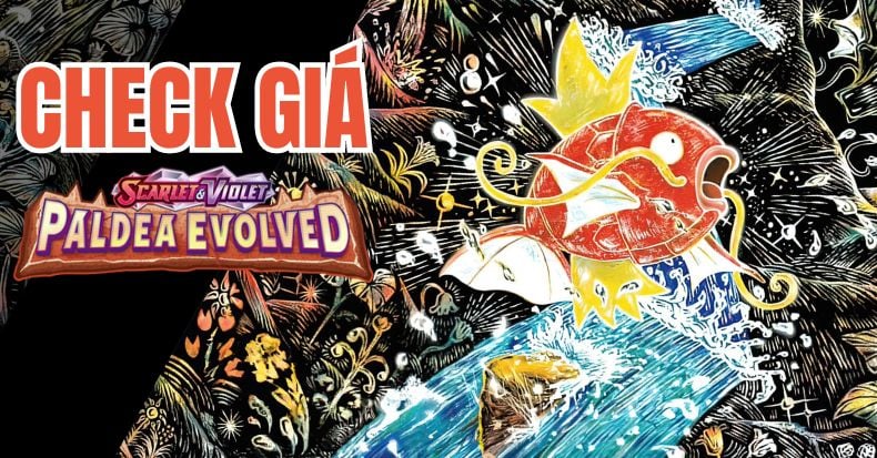 Trang web xem giá thẻ bài Pokemon TCG nShop Top 10 đắt nhất Paldea Evolved