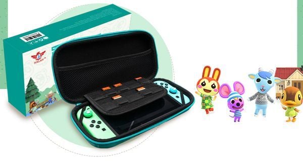 game shop bán bóp đựng Nintendo Switch Animal Crossing Edition Hoa Văn