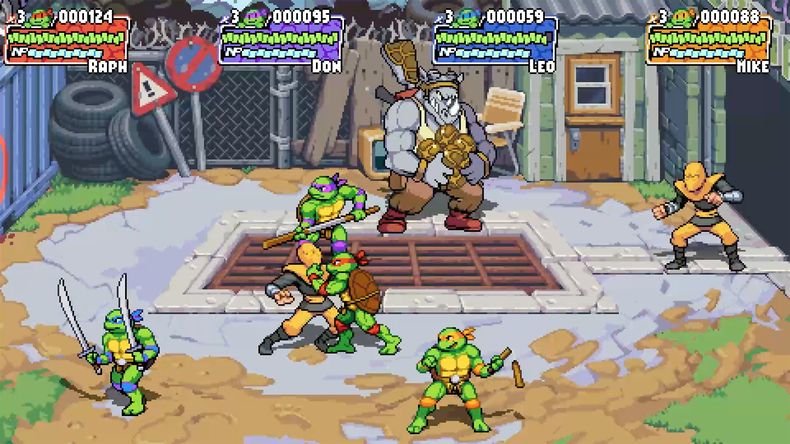 game Teenage Mutant Ninja Turtles Shredders Revenge hành động