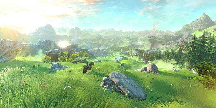 Game thế giới mở Nintendo Switch BOTW-Landscape