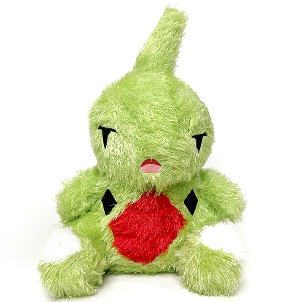 Gấu nhồi bông hình Pokemon Larvitar màu xanh lá