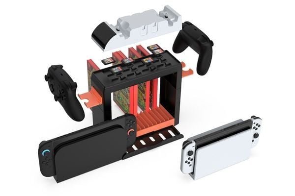 Tối giản góc chơi game của bạn với Kệ Đựng Game Treo Phụ Kiện Nintendo Switch 2 DOBE TNS-19051B