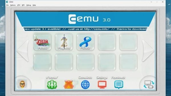 giả lập nintendo switch emulator cemu