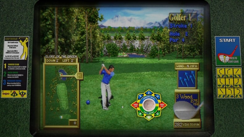 Golden Tee Arcade Classics, một bộ sưu tập gồm 6 trò chơi đánh gôn kinh điển và 2 trò chơi arcade