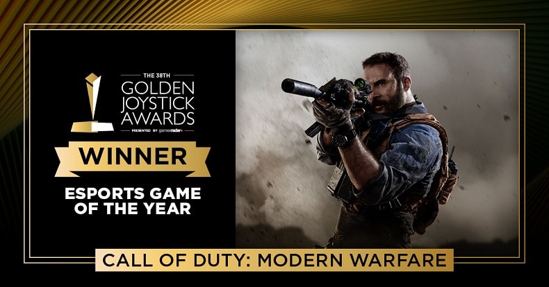 Golden Joystick Award 2020 Esports Game of the Year