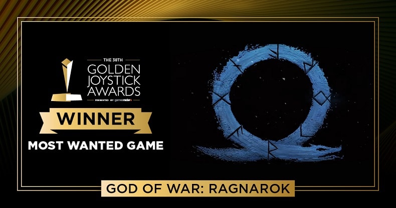 Golden Joystick Award 2020 Most Wanted Game