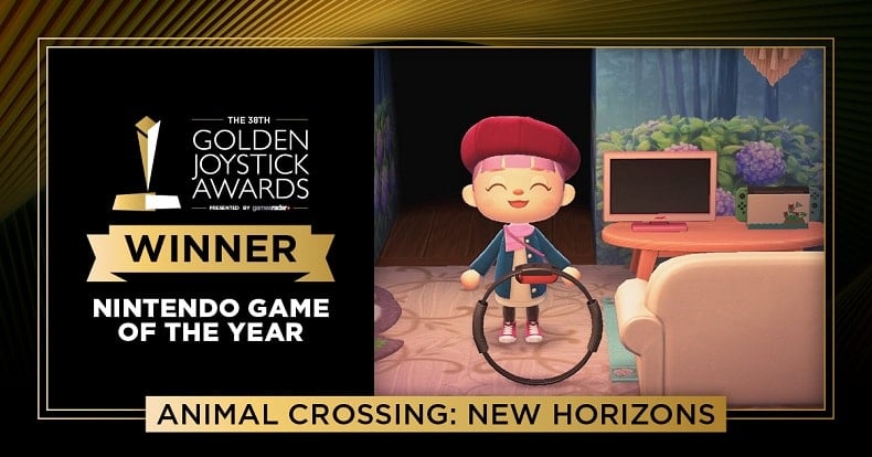 Golden Joystick Award 2020 Nintendo Game of the Year