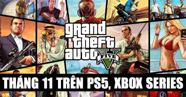 Grand Theft Auto V PS5 Xbox Series mới