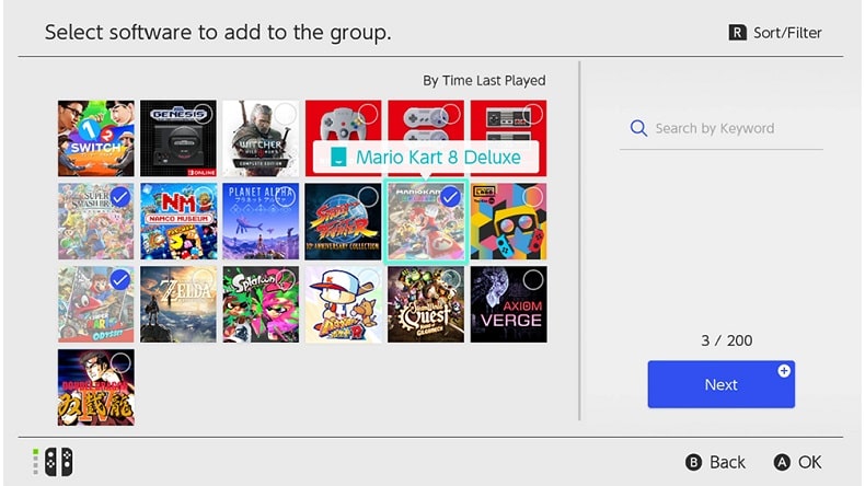 Group game Nintendo Switch