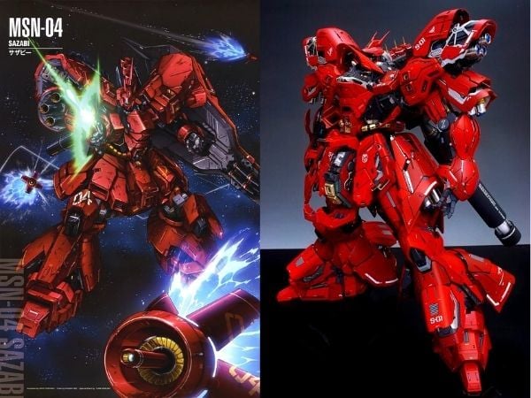 Gundam đẹp kích thước lớn Sazabi