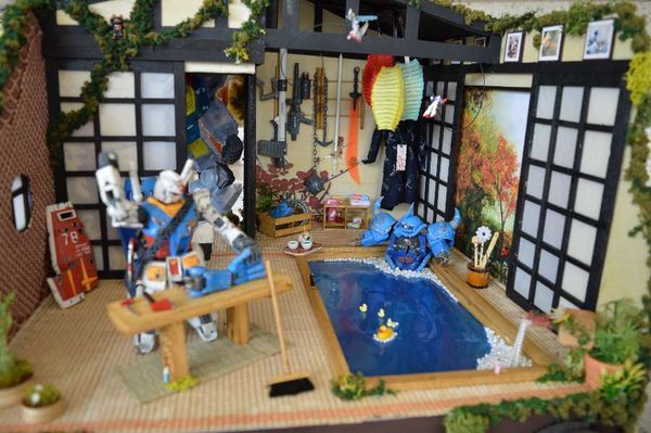 gundam diorama ngày thường