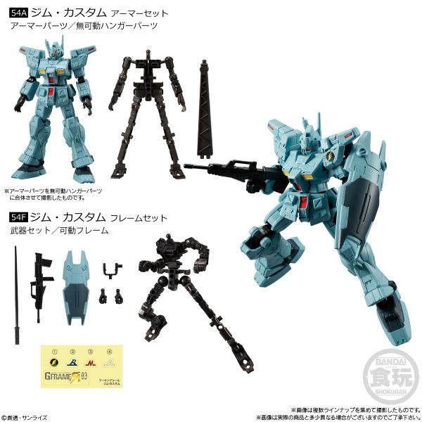 Gundam G Frame FA 03 - GM Custom Set