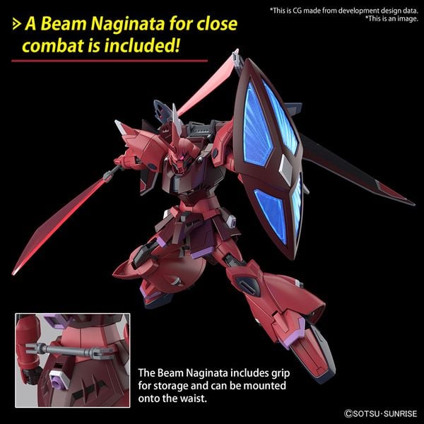 Mô hình lắp ráp Gelgoog Menace Lunamaria Hawke Custom HG 1 144 Gundam Seed Destiny chính hãng Bandai chi tiết đẹp mắt tạo dáng thú vị