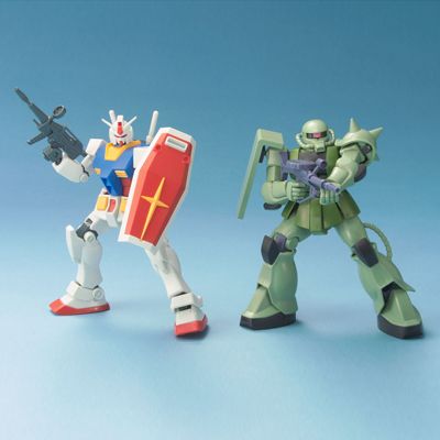 GUNPLA STARTER SET GUNDAM VS ZAKU II HGUC  1144 shop