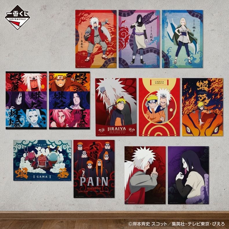 Ichiban Kuji Naruto Shippuden Legendary Sannin trúng thưởng figure đẹp mắt, hoàn hảo cho bộ sưu tập