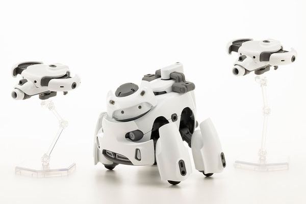 Mô hình lắp ráp Maruttoys Tamotu Type-S White Ver KP713 chính hãng Kotobukiya đẹp mắt dễ lắp ráp bằng cách bấm khớp không dùng keo