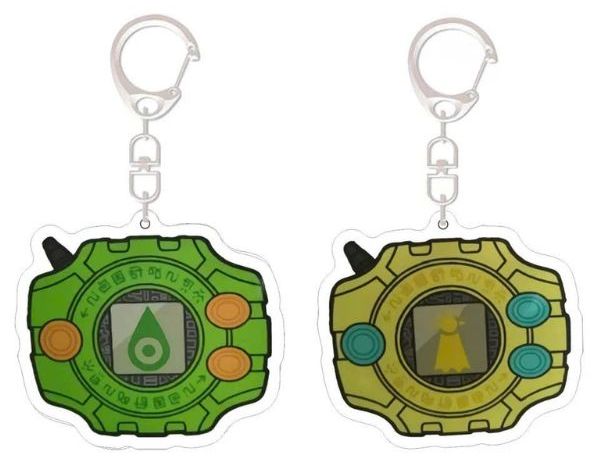 Móc khóa acrylic Digimon Digivice có hình nhân vật được in sống động kích thước nhỏ dễ dàng mang theo mọi nơi