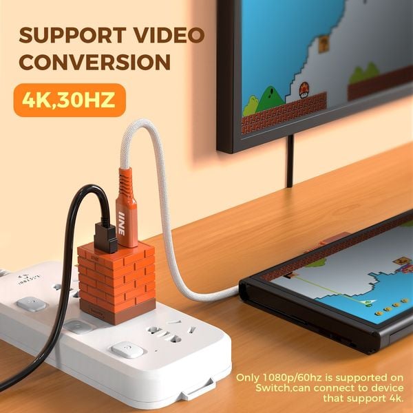Sạc 20W Mini Xuất Hình Nintendo Switch IINE L950 thiết kế nhỏ gọn, chất lượng cao tại nShop
