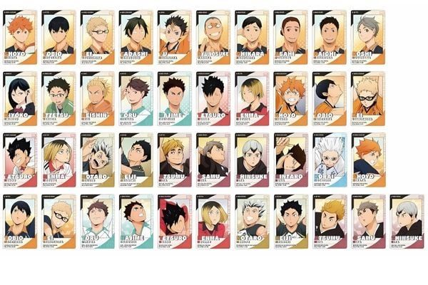 Thẻ Sưu Tập Haikyuu!! Snapmide 2 Có Đầy Đủ Các Nhân Vật Để Bạn Sưu Tập