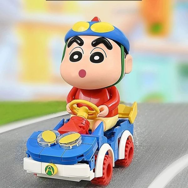 Shop đồ chơi bán Mô hình Keeppley Crayon Shin Chan Xe Đua Siêu Nhân K20618 giá rẻ chất lượng tốt giao nhanh toàn quốc