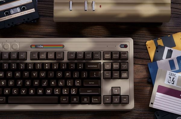 Bàn phím cơ 8BitDo Retro Mechanical Keyboard - C64 Edition chính hãng chất lượng tốt chính hãng chất lượng phối màu tinh tế trang nhã cổ điển