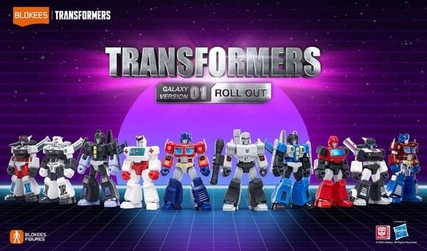 Mô hình Transformers Galaxy Version 01 Roll Out Blind Box Figures - Blokees 711 ngẫu nhiên đẹp mắt chất lượng tốt trang trí góc học tập bàn làm việc phòng khách phòng ngủ