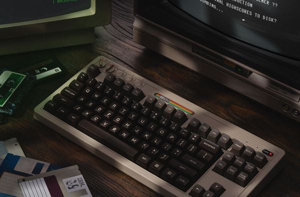 Bàn phím cơ 8BitDo Retro Mechanical Keyboard - C64 Edition chính hãng chất lượng tốt thích hợp cho mọi nhu cầu từ công việc văn phòng đến chơi game giải trí