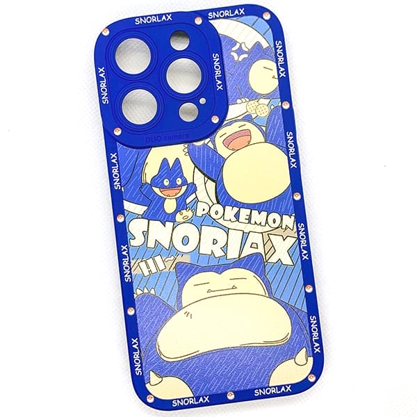 Case ốp hình Pokemon có bản quyền Snorlax Kabigon giá rẻ cho iPhone 15 Pro Max
