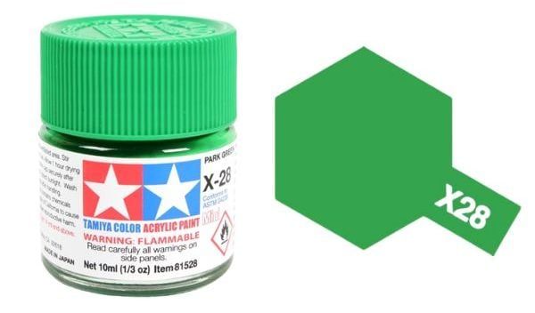 Sơn mô hình Tamiya Acrylic Mini X-28 Park Green 81528 mua trực tiếp tại nShop