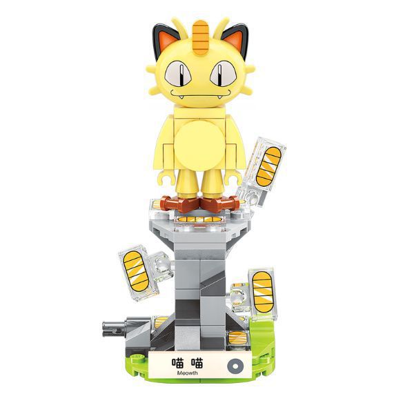 Shop bán Đồ chơi lắp ráp xếp hình Keeppley Pokemon Mini Meowth B0103 giống LEGO giá