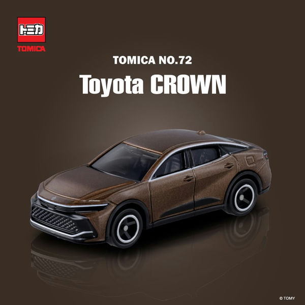 Xe ô tô đồ Tomica No. 72 Toyota Crown chơi thích hợp làm quà tặng fan yêu xế hộp sưu tầm Takara Tomy Nhật Bản