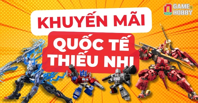 Khuyến mãi Quốc Tế Thiếu Nhi tại Weeboo – Giảm giá 16% đồ chơi và mô hình