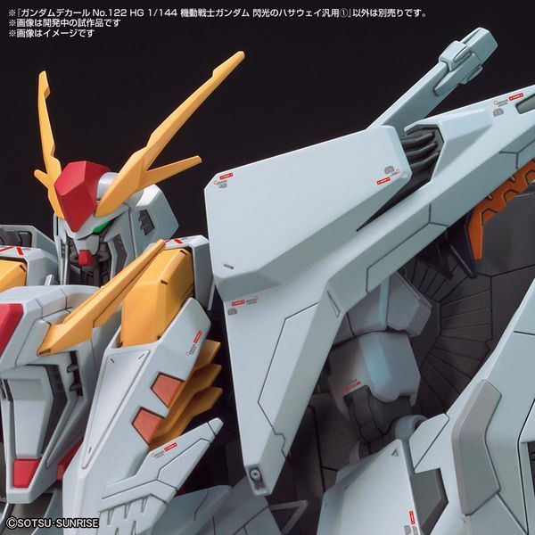 hướng dẫn dán Gundam Decal 122 Mobile Suit Gundam Hathaways Flash Multiuse 1